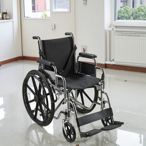 Fauteuil roulant AOLIKE CE ISO en acier bleu confortable et fonctionnel pour personnes handicapées, prix d'usine - Product Image 4