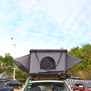 Tente de toit pour voiture 4 personnes, triangle, gonflable, coque rigide, aluminium, fibre de carbone, tissu Oxford, camping sur toit, 01 - Product Image 3