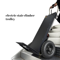 Machine à monter les charges électrique de 400 kg de capacité avec moteur en acier et roues en caoutchouc pour le transport de matériaux sur les chantiers de construction