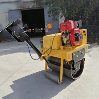 Nouveau moteur diesel 300kg 3 tonnes Mini Compacteur Rouleau de route Double Tambours Rouleau