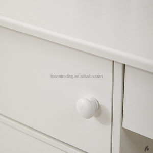 Muebles Infantiles de Madera para Interiores, Mesa de Estudio Infantil Interesante con una Silla, Color Blanco - Product Image 5