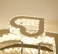 JYLIGHTING – plafonnier led en cristal en forme de cœur, vente en gros, design moderne contemporain et luxueux