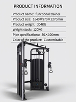 Machine de musculation professionnelle multifonctionnelle pour salle de sport : Mini Crossover Commercial pour entraînement de force – Équipement de fitness pour fabricants de salles de sport professionnelles