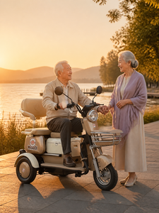SumE Scooter Eléctrico Plegable de Tres Ruedas de 800W a Prueba de Agua para Adultos con Caja de Carga, Batería de Litio, Capacidad de Carga de 180 kg - Product Image 5