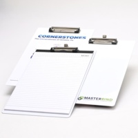 Portapapeles personalizado impreso con logotipo personalizado más vendido con portalápices Material PP para gestión de archivos de documentos de oficina y escuela