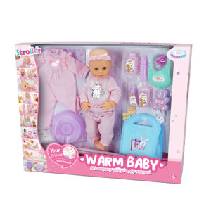Cadeau d'anniversaire pour fille, ensemble de poupée <span class=keywords><strong>reborn</strong></span> réaliste fonctionnelle de 16 pouces pour enfants, nouvelle poupée 2022, Offre Spéciale - Product Image 1