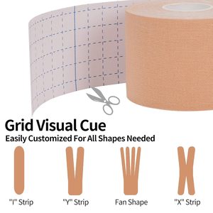 <span class=keywords><strong>Cinta</strong></span> Deportiva Elástica <span class=keywords><strong>de</strong></span> Mezcla <span class=keywords><strong>de</strong></span> Algodón Beige Xingda, 4 Rollos, 5m, Sin Látex, Kinesiología, Fisioterapia para Atletas, Soporte para <span class=keywords><strong>Rodilla</strong></span>/Músculos, Alivio del <span class=keywords><strong>Dolor</strong></span> - Product Image 2