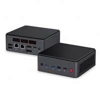 Мини-ПК NUC I3-1215U с двумя LAN-портами, 16 ГБ DDR4, 256 ГБ M.2 NVME, 2xHD, 2xType-C, мощный портативный компьютер с WIFI6, OEM, Win11, для бизнеса