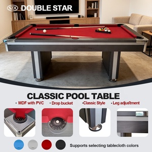 <span class=keywords><strong>Table</strong></span> de <span class=keywords><strong>billard</strong></span> américain sur mesure de 7, 8 ou 9 pieds <span class=keywords><strong>avec</strong></span> accessoires complets pour usage commercial - Product Image 2