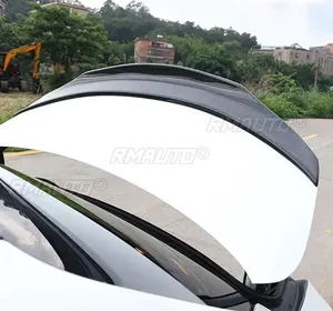 สปอยเลอร์หลังสำหรับรถยนต์ Mercedes Benz C-class W205 C260 C43 C63 AMG 4 ประตู ปี 2015-2021 ชุดแต่งสปอยเลอร์ฝากระโปรงท้ายรถยนต์ อะไหล่แต่ง - Product Image 6