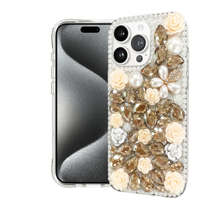 Étui de protection magnétique Kingsoul de luxe pour téléphone, en TPU+PC, avec anneau, motif diamant étincelant et paillettes, pour filles (16 ans et plus) - Product Image 3