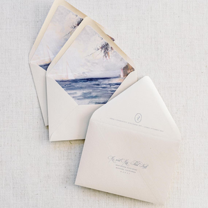 Ensemble d'invitations de mariage exquises en relief avec enveloppe, carte de détails et carte RSVP – Invitations élégantes et modernes pour réception de mariage - Product Image 4