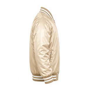 Personalized Custom Logo <b>Men</b> <b>Long</b> Sleeve Satin <b>jackets</b> For <b>Men</b> Wholesale Price Custom Made <b>Men's</b> Satin <b>jackets</b> Stand Collar - Product Image 6