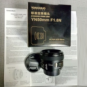 Lente de <span class=keywords><strong>c</strong></span>ámara Canon YONGNUO YN 50mm F1.8 MF YN 50mm f/1,8 <span class=keywords><strong>AF</strong></span>, apertura de enfoque para <span class=keywords><strong>c</strong></span>ámaras CANON D5300 D5200 <span class=keywords><strong>D750</strong></span> D500 DSLR - Product Image 4