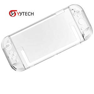 SYYTECH Split PC Estuche protector de cristal duro para NS <span class=keywords><strong>Nintendo</strong></span> Switch 2 <span class=keywords><strong>V2</strong></span> Consola Carcasa Cubierta protectora transparente - Product Image 1