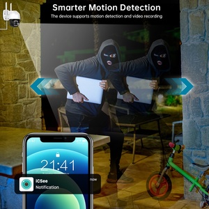 Caméra de surveillance <span class=keywords><strong>BESDER</strong></span> à double objectif 1080P Vision nocturne couleur intégrale Caméra de sécurité extérieure sans fil Wifi - Product Image 4