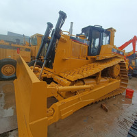Bulldozer sur chenilles Caterpillar D8R d'occasion d'origine japonaise, moteur CAT 3406, pompe et décompacteur, pour travaux de construction et nivellement de terrain, 2023