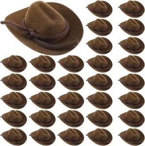 New Model Comfortable Western Cowboy Felt <b>Hat</b> for <b>Cats</b>-All Seasons Birthday Party <b>Hats</b> - Product Image 1