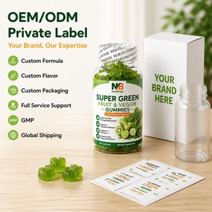 Compra al por Mayor de Gomitas Veganas de Alta Potencia con Sabor a Frutas y Verduras Verdes para Niños con Poco Gusto - Product Image 4