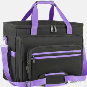 Free Sample HEXIN Brand HXJ0440 Heavy Duty Polyester Multiple <b>Sewing</b> <b>Machine</b> <b>Bag</b> Visible Dust Cover - Product Image 6