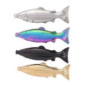 Flacon en forme <span class=keywords><strong>de</strong></span> poisson en acier inoxydable 120 304 <span class=keywords><strong>de</strong></span> ml: conteneur <span class=keywords><strong>de</strong></span> stockage portable pour le camping en plein air pour une utilisation en déplacement - Product Image 6