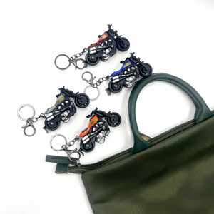 Porte-clés moto en alliage créatif motif dessin animé, pendentif de sac exquis, petit cadeau, vente en gros - Product Image 5