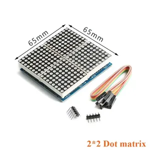 Sıcak MAX7219 8*8 Nokta Matris <span class=keywords><strong>LED</strong></span> Ekran Modülü 8/4/2 bir arada Dijital Tüp Mikrodenetleyici Kontrol Kartı DIY KITI Için - Product Image 3