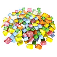 1 kilogramme de poudre de cristal multicolore brillante DIY, pierres sans cristaux, matériaux artisanaux en vrac, jouet en particules.