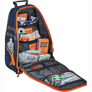 Échantillon gratuit Trousse de premiers soins imperméable en tissu Oxford Sac à dos portable Trousse médicale à domicile Sac à dos d'urgence portable - Product Image 6