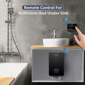 Calentador de Agua Eléctrico WIFI de 6000W con Control Táctil, Elemento Calefactor de Acero Inoxidable, Resistente al Agua IPX4, Pantalla LED - Product Image 1