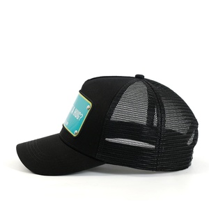 โรงงานผลิตหมวกกีฬา Gorrsa ขายส่ง หมวก Trucker 5 แผงโลหะ ปักโลโก้ตามสั่ง ผ้าฝ้าย 100% - Product Image 5