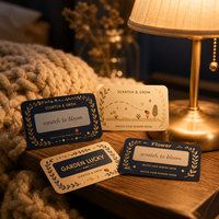 Cartes à gratter personnalisées de haute qualité, design sur mesure, découpe personnalisée, forme personnalisée, fabrication OEM, vente en gros, conception gratuite, plus de 1000 pièces