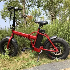 2021 공장 공급 16 인치 지방 타이어 접이식 ebike 전기 자전거