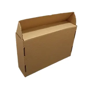 Caja de cartón plegable con logotipo personalizado, caja de cartón corrugada barata para envolver regalos, ropa de juguete, buzones de compras