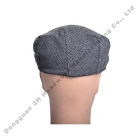 Haute qualité en plein air classique bord plat Cabbie bec de canard Lvy béret casquettes Logo personnalisé gavroche chapeaux pour hommes femmes