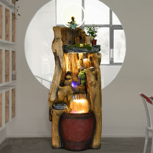 พระภิกษุผู้ฝึกสอนถอนบ้านในร่มและกลางแจ้งเฟอร์นิเจอร์ตกแต่งน้ําตกผนังน้ําพุสวนน้ําพุ - Product Image 4