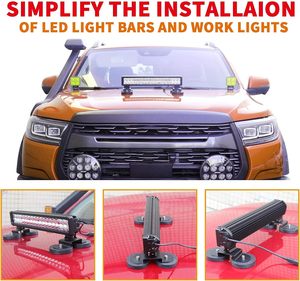 <span class=keywords><strong>Led</strong></span> <span class=keywords><strong>Light</strong></span> Bar Magnetic gắn chân đế phổ Sucker chủ nam châm cơ sở gắn kết cho off road lái xe ánh sáng đèn sương mù <span class=keywords><strong>LED</strong></span> - Product Image 5