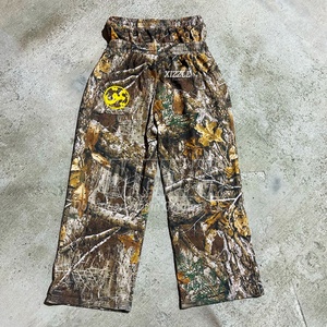 Pantalones Jogger Baggy de Camuflaje Real Tree Personalizados OEM de Alta Calidad con Pedrería Pesada y Doble Cintura Alta para Hombre - Product Image 2