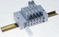 SX5000-50-1A-C6-Q  Emplacement de fin de circuit à 5 positions, interface JIS pour électrovanne SY5000, corps en aluminium moulé sous pression, série SX5000