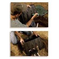 Système d'irrigation agricole personnalisable Compteur d'eau par arrosage Boîte de protection Boîte de valve d'irrigation en plastique Prix