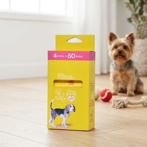 Private Label Factory PCR Recycled PE Pet Waste <b>Bags</b> for Sustainable Pet Brands Private Label Custom Packaging - Product Image 3
