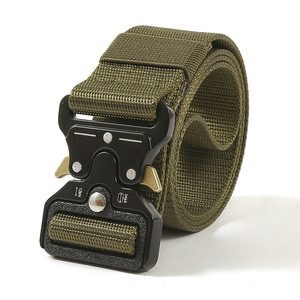 Cinturón de pistola de batalla táctico de nailon, cinturón Molle con hebilla de liberación rápida con cinturón interior EDC de 1,5 pulgadas para tirador de guardia de seguridad - Product Image 3