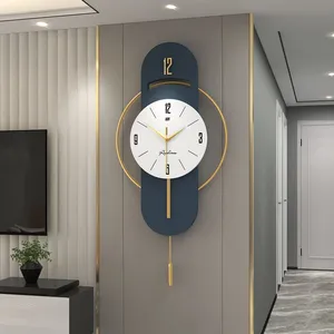 JJT современные нордические Металлические Декоративные объемные минималистичные настенные часы для гостиной роскошное украшение дома reloj de pared
