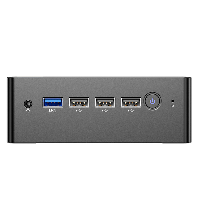 OEM Mini PC Server Fanless Portable Desktop Computer SSD Hard Commercial Use DDR5 RAM Intel N100 Processor US/EU/JP Plug New