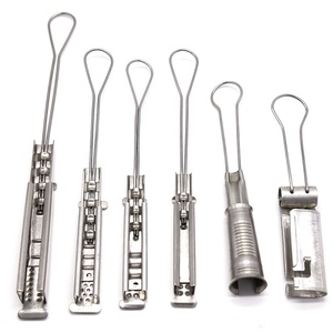 <span class=keywords><strong>Pince</strong></span> à fil téléphonique en acier inoxydable pinces de suspension de câble électrique - Product Image 6