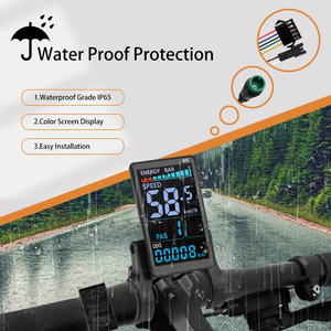 Jn M5 24-72V UART Xe đạp điện Màn hình hiển thị 5pin LCD đầy màu sắc WP pulg cho 60V 48V 24V Ebike phụ kiện phụ tùng - Product Image 6