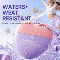Crème solaire SPF 50 Ectoin Céramide, protection large spectre UVA UVB, résistante à l'eau, légère, hydratante, crème solaire coréenne