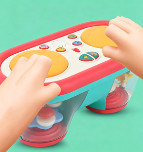 Wholesale Musical Hand Clap <b>Drum</b> Toy Color Change Night Light <b>Drum</b> Projector Rotating Musical Instrument Toy - Product Image 4