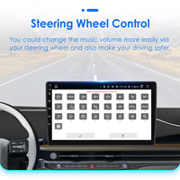 CARUPEZ Layar Sentuh Android 10 inci untuk Dashboard Mobil, Head Unit Stereo dengan Navigasi GPS untuk Ford Mustang 2010-2014 Nirkabel