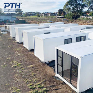 Raam Glazen Muur Prefab Modulaire Winkel Container Huis - Product Image 5